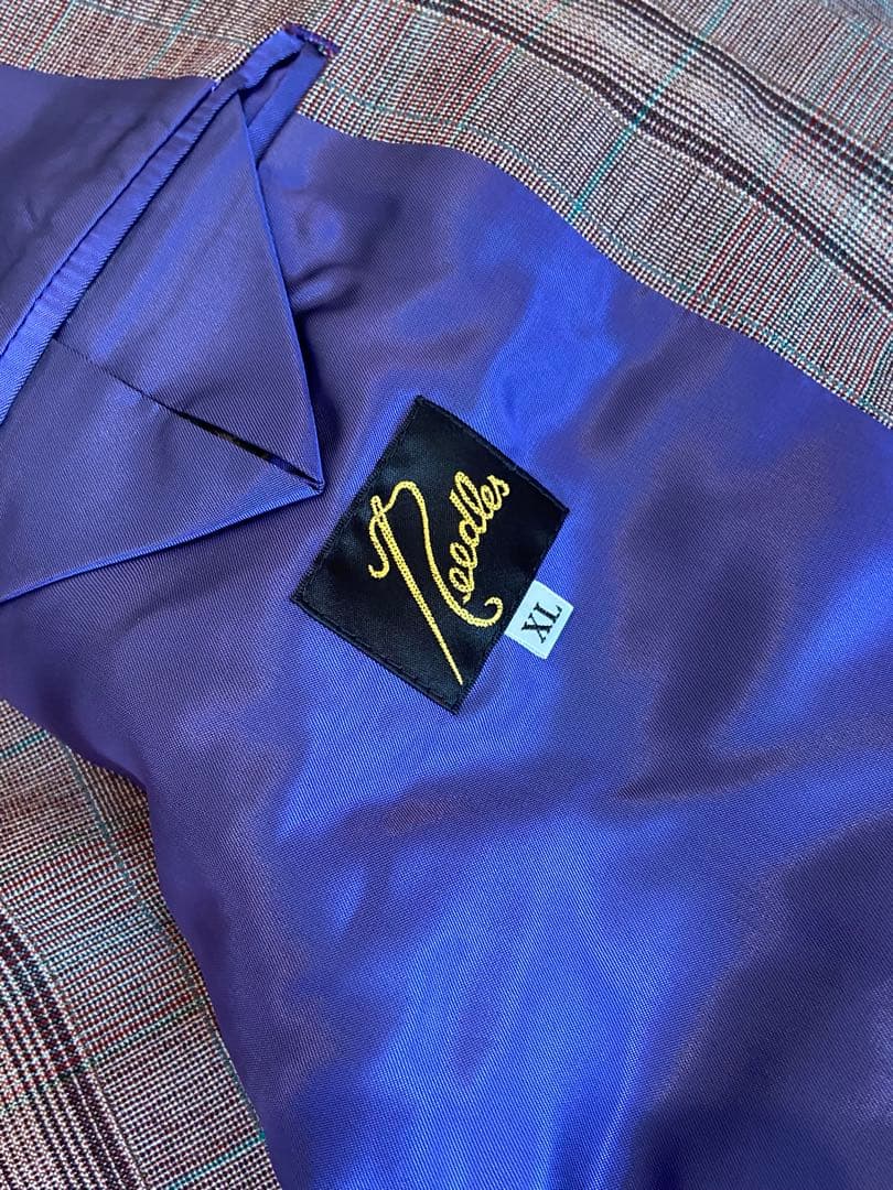 Needles ニードルス 25SS XL チェック テーラード 美品