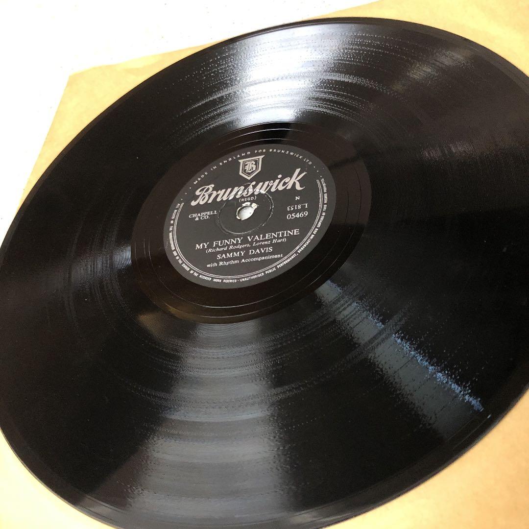 レア‼︎ 英国盤 78rpm SAMMY DAVIS 10インチ SP盤
