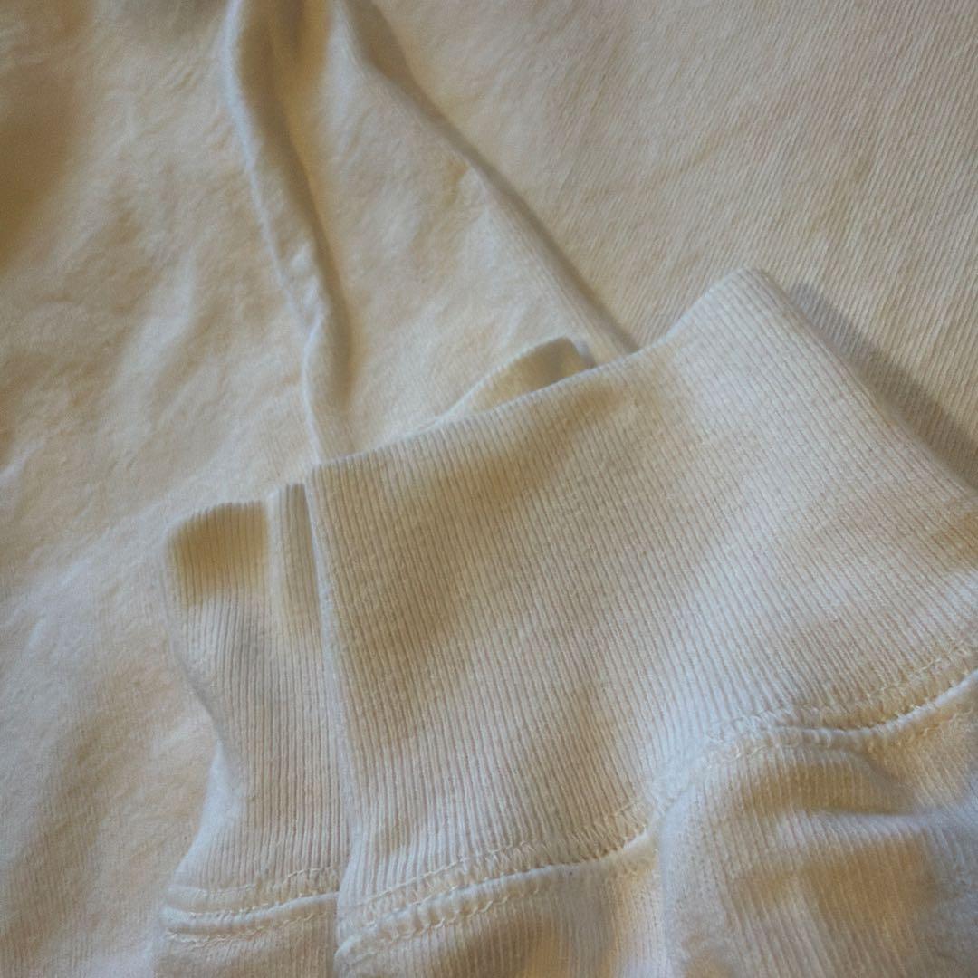 COUDRE ホワイト ビックロンT長袖 Tシャツ 金子綾クードル