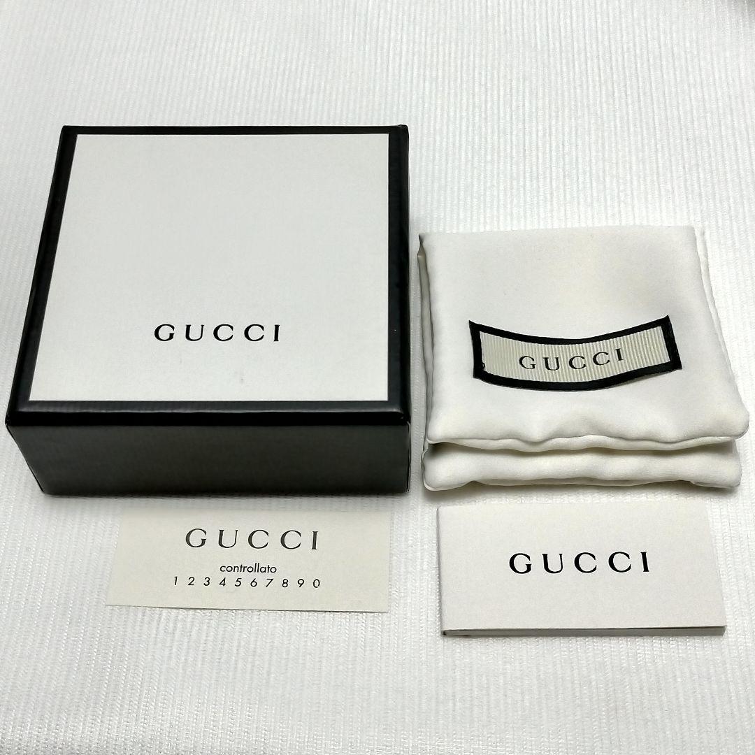 グッチ ネックレス トップ ロゴ G プレートシルバー 925