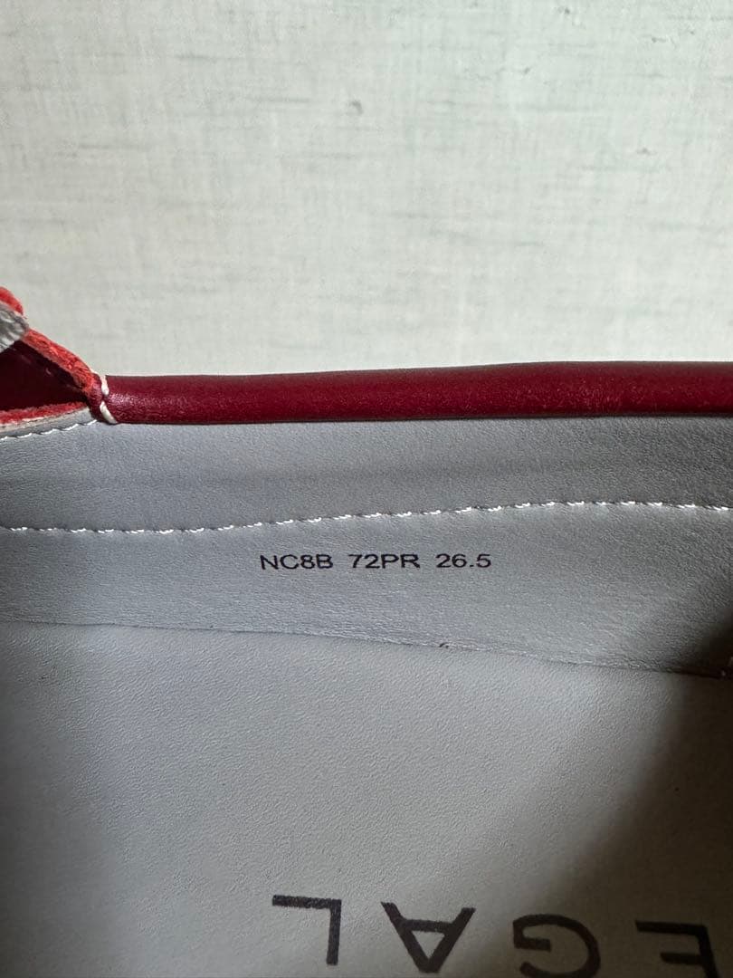 REGAL　leather　デッキシューズ　26.5 cm　ワイン