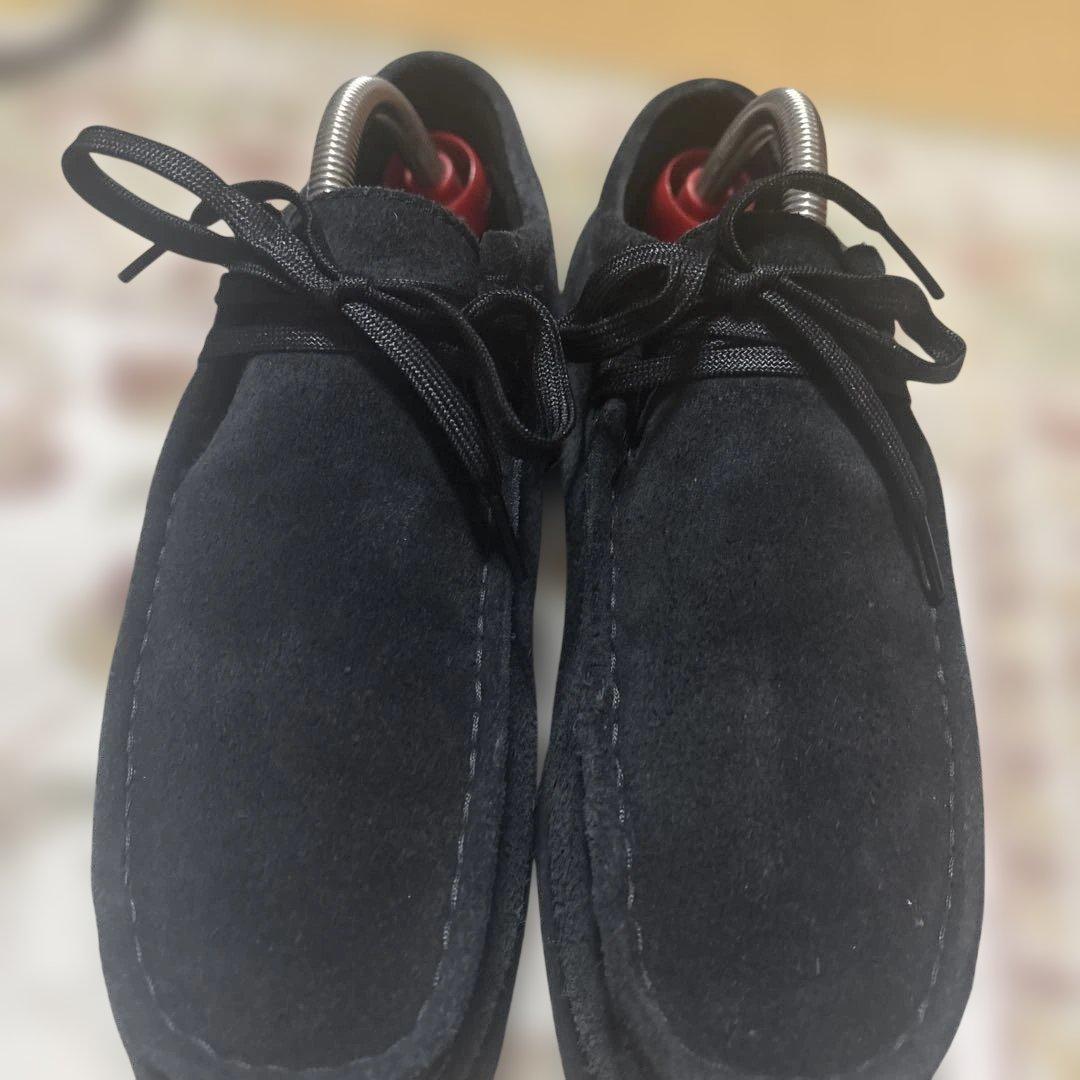 Clarks 黒 スエード ワラビーブーツ26センチ