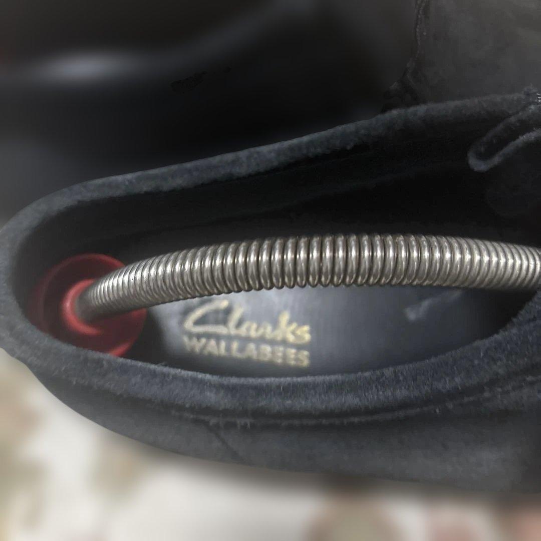 Clarks 黒 スエード ワラビーブーツ26センチ
