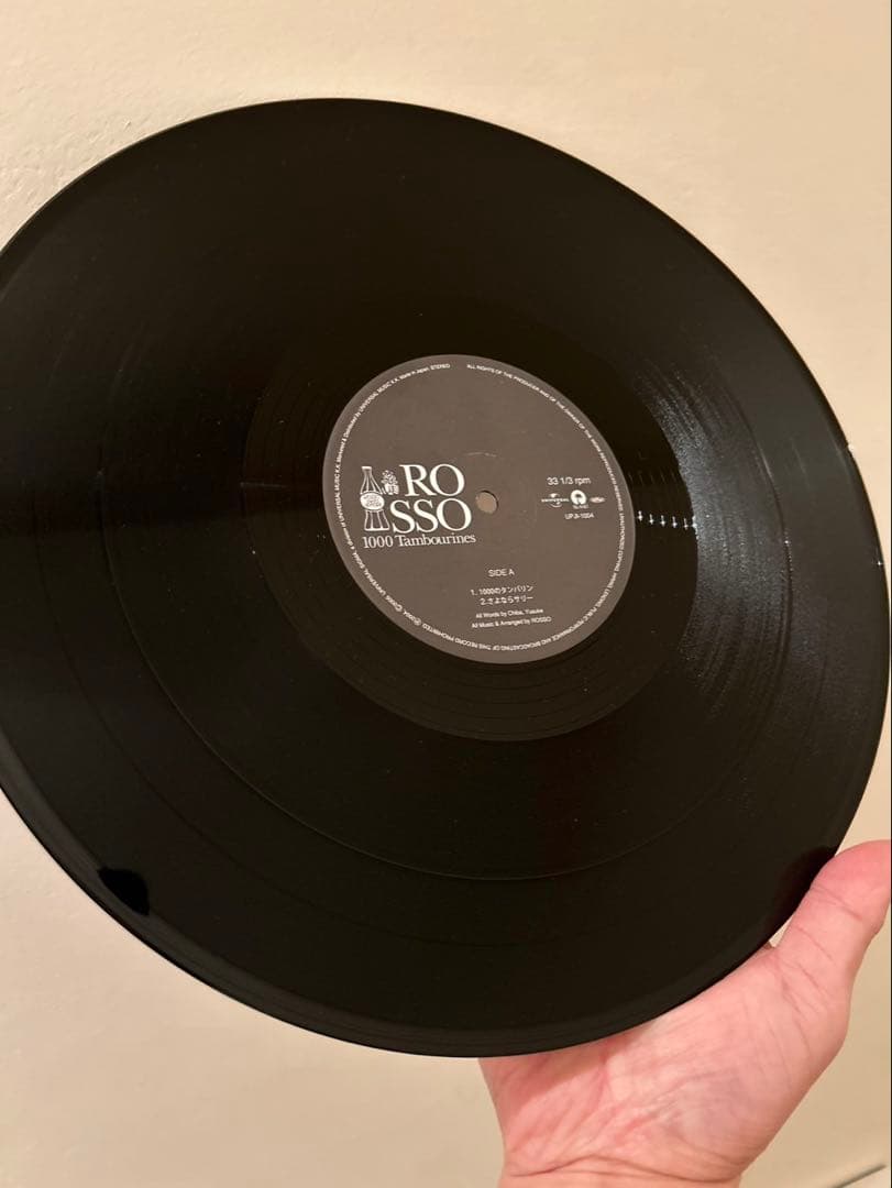 ROSSO 1000 Tambourines チバユウスケ　LP アナログ盤