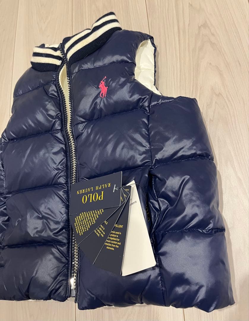 ★Polo Ralph Lauren★ リバーシブルダウンベスト 100cm