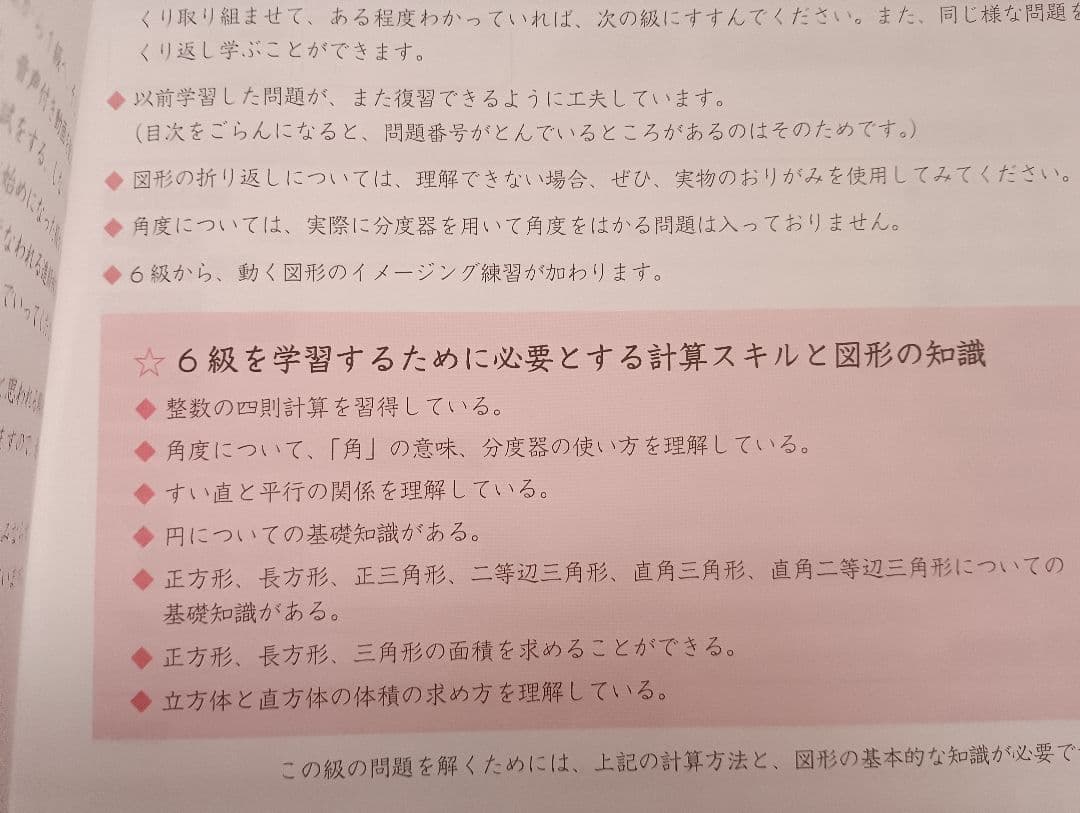 図形の極　10・9・8・7・6・5級　テキスト　解答解説　進級テスト　セット