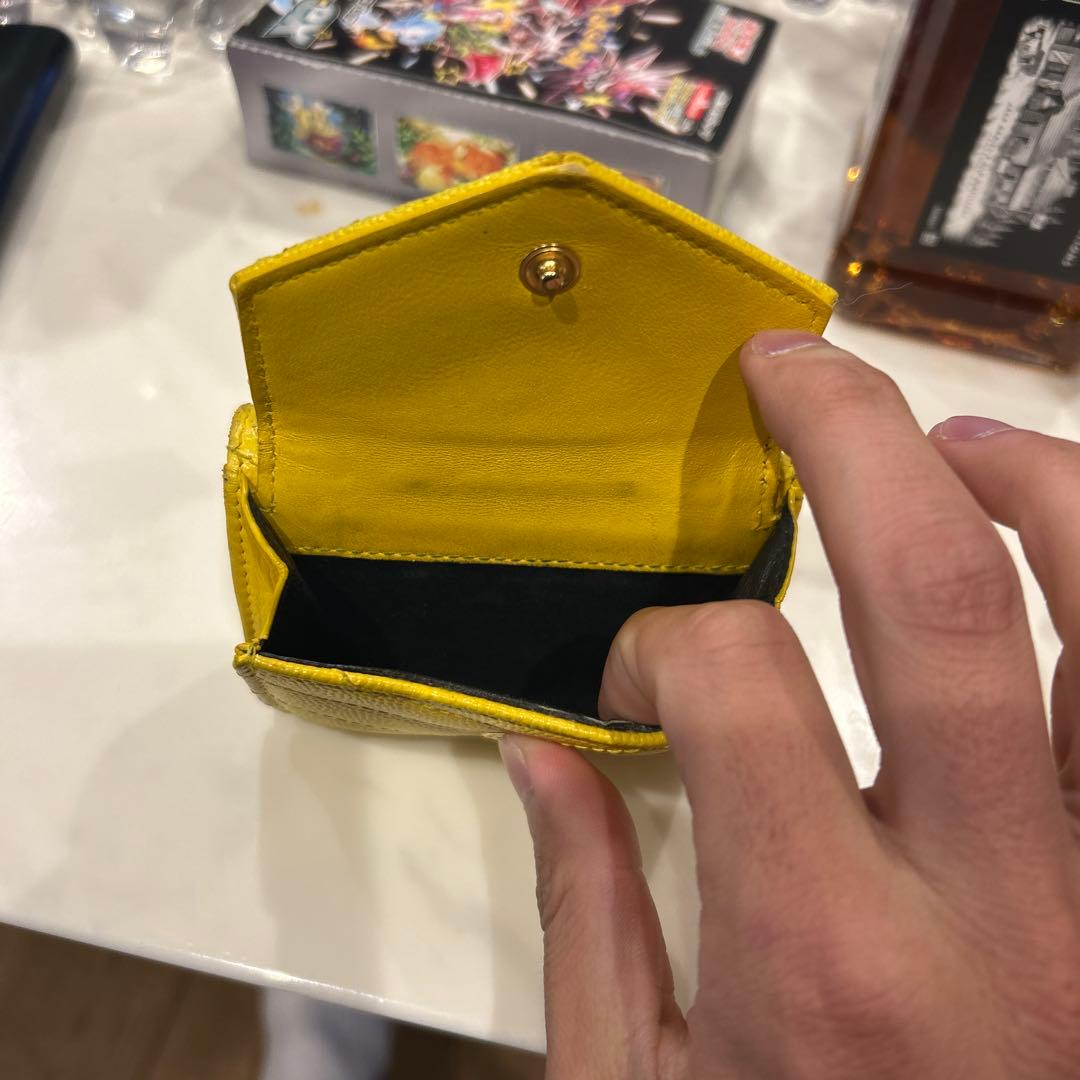 YSL イエロー 三つ折り財布