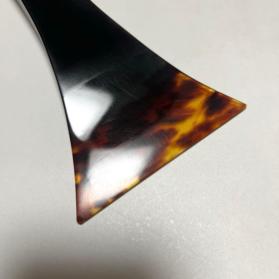 三味線 津軽三味線　べっ甲バチ 撥 黒水牛