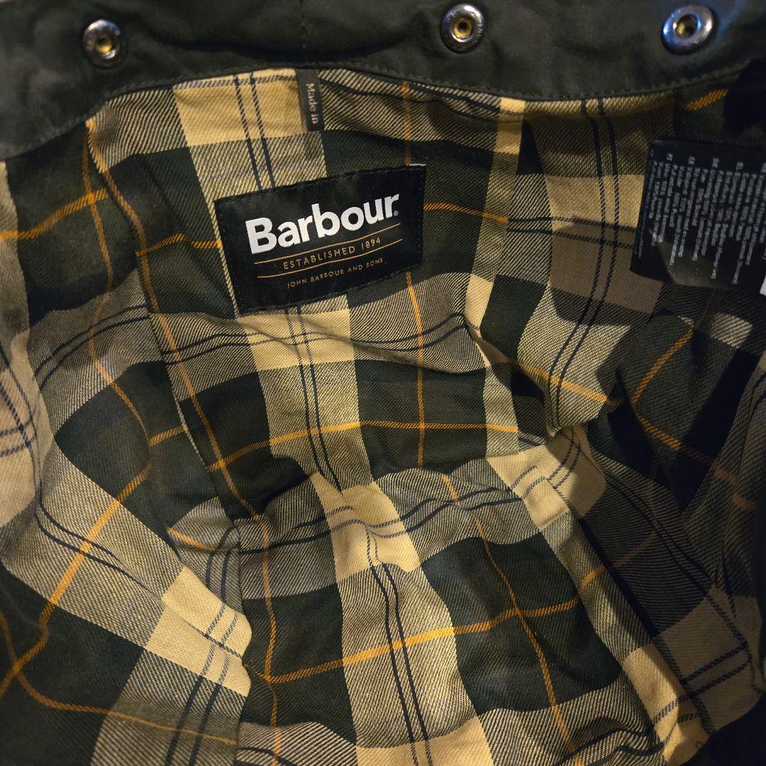 Barbour BIG BEDALE 別注フード付　44