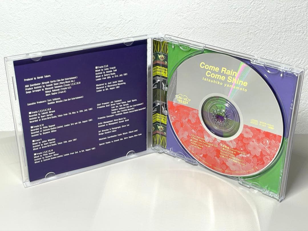 美品 CD Come Rain Come Shine 山本達彦