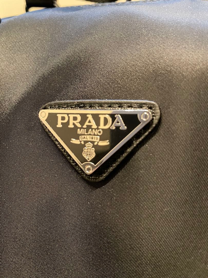 新品同様品 PRADA ブラック ボストンバッグ