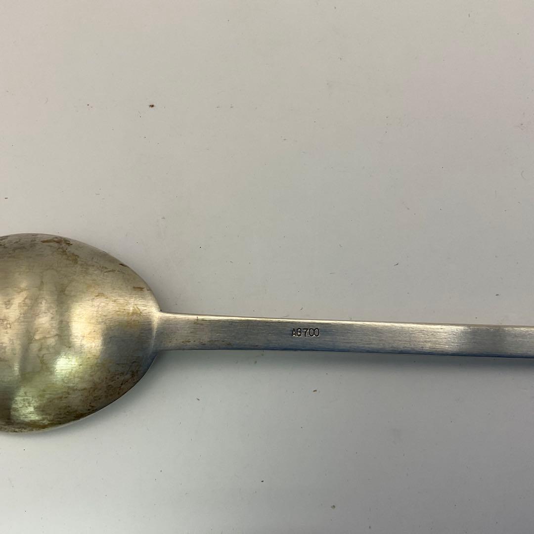 【未使用品】韓国製　スジョ　銀製スプーン　箸　シルバー700 銀製カトラリー