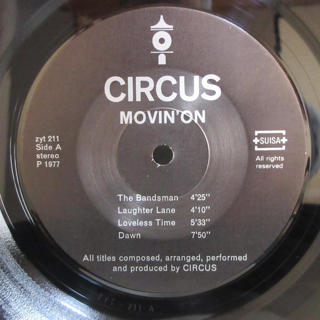 ★CIRCUS / MOVIN' ON★サーカス◇2nd Pressing