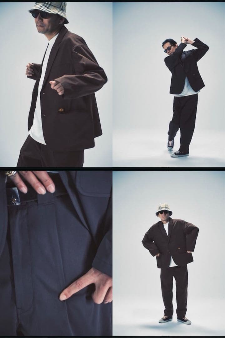 ジャケット・アウター Dickies x TRIPSTER Suit \"Black\"