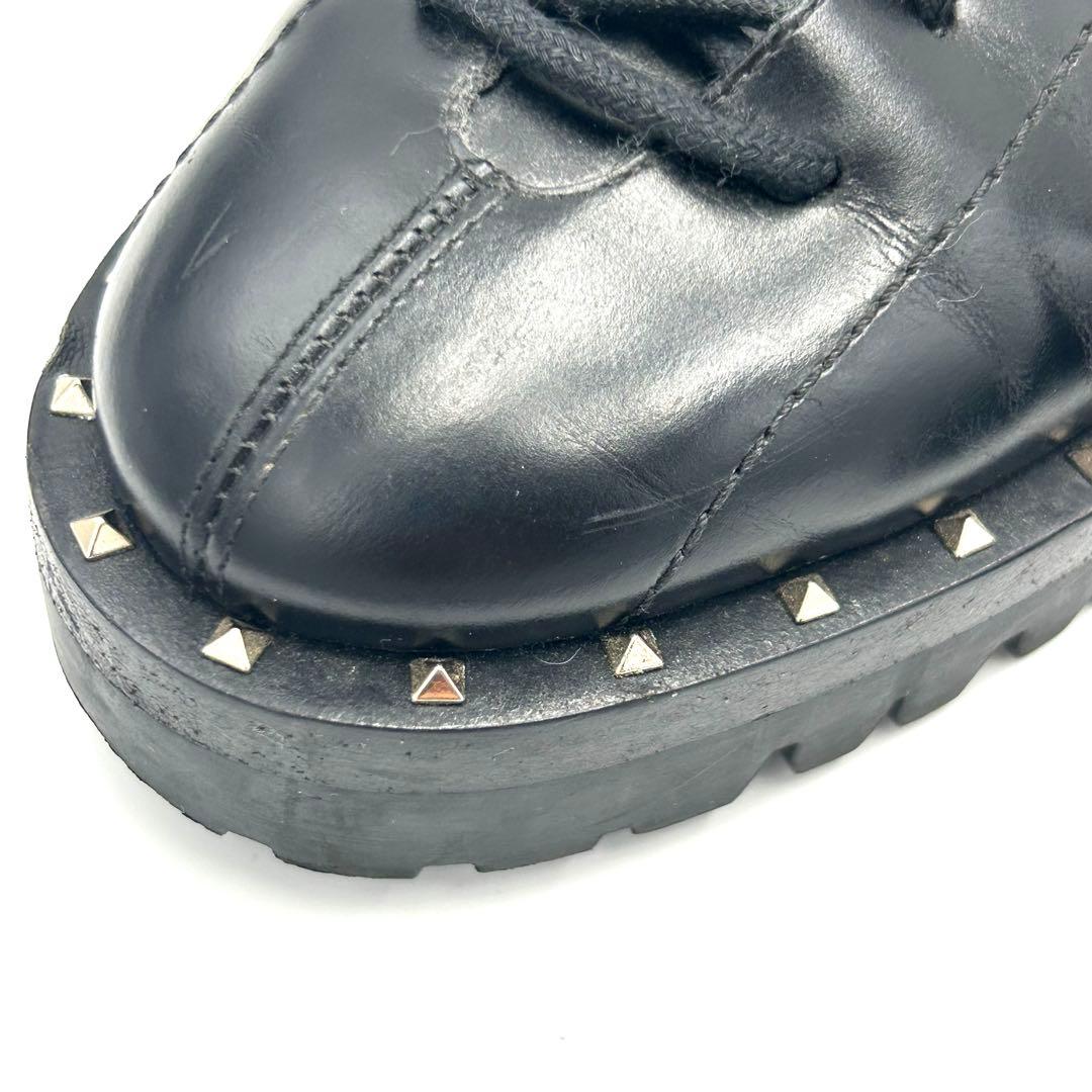 VALENTINO ブーツ ロックスタッズ レディース 23.5cm