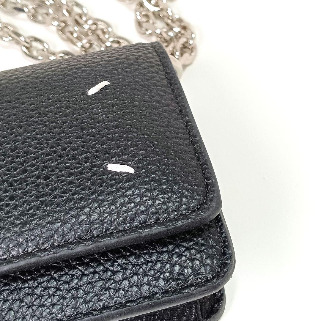 ☆美品☆Maison Margiela チェーンウォレット ミニ財布 ブラック