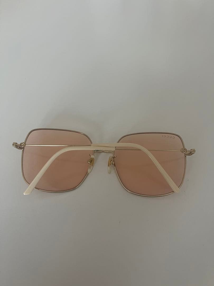 【GUCCI】 ピンク サングラス メガネケース付き