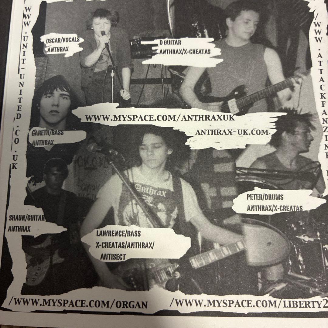 洋楽 Anthrax - one last drop UK PUNK CRASS