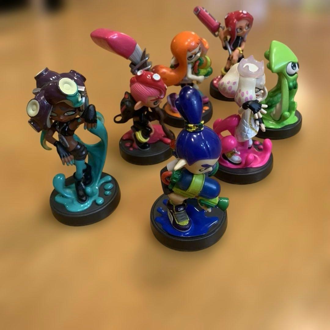 スプラトゥーン 2 3 アミーボ　amiibo 7体セット
