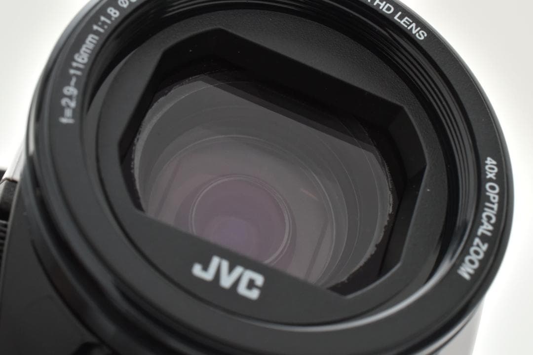 JVC Everio ビデオカメラ ホワイト フルHD録画対応 60倍ズーム