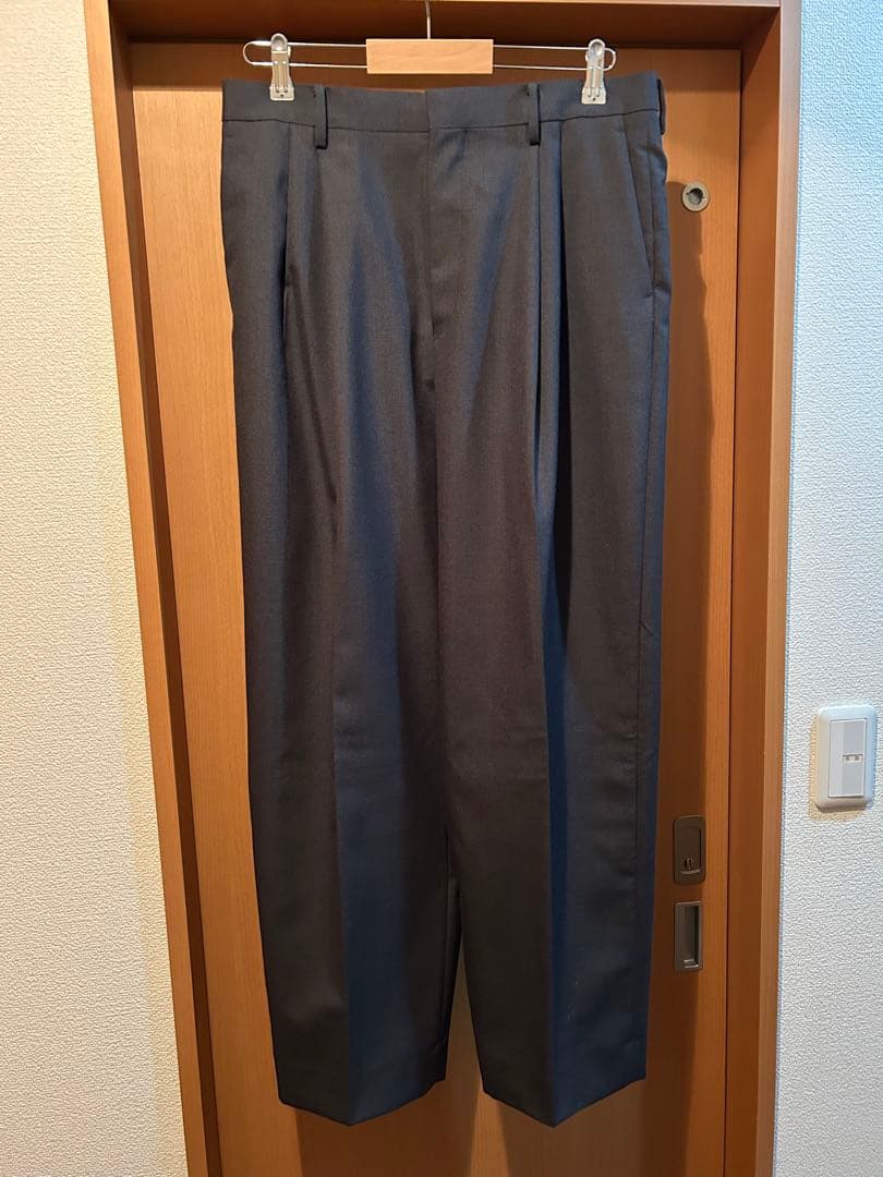 Auralee セットアップ bluefaced ジャケット・スラックス