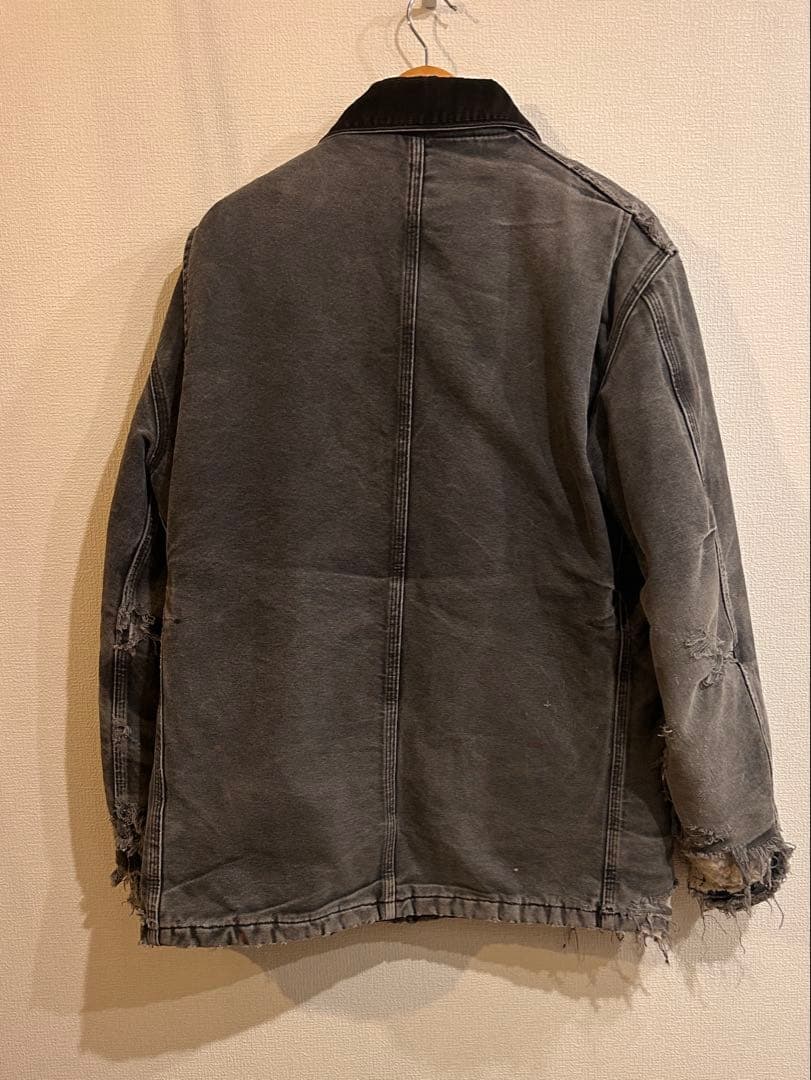 襤褸•墨黒 Carhartt トラディショナル コート ジャケット BLK M