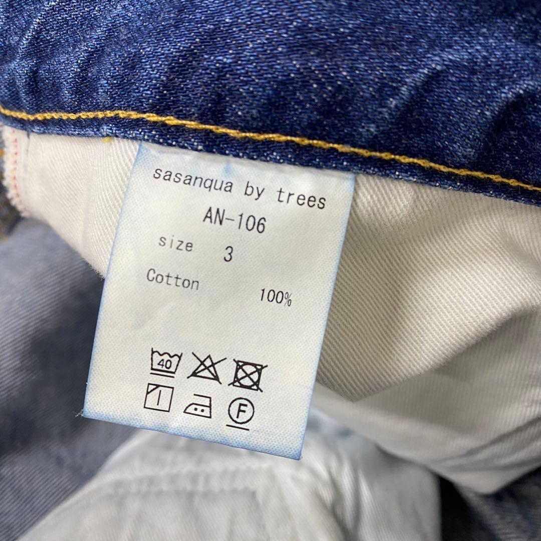 寺 タグ付き sasanqua by trees AN-106 デニム サイズ3