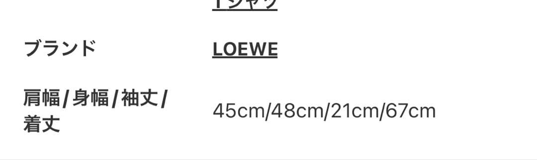 【ちぃ】LOEWE ホワイト Tシャツ ジブリコラボ　ハウルの動く城