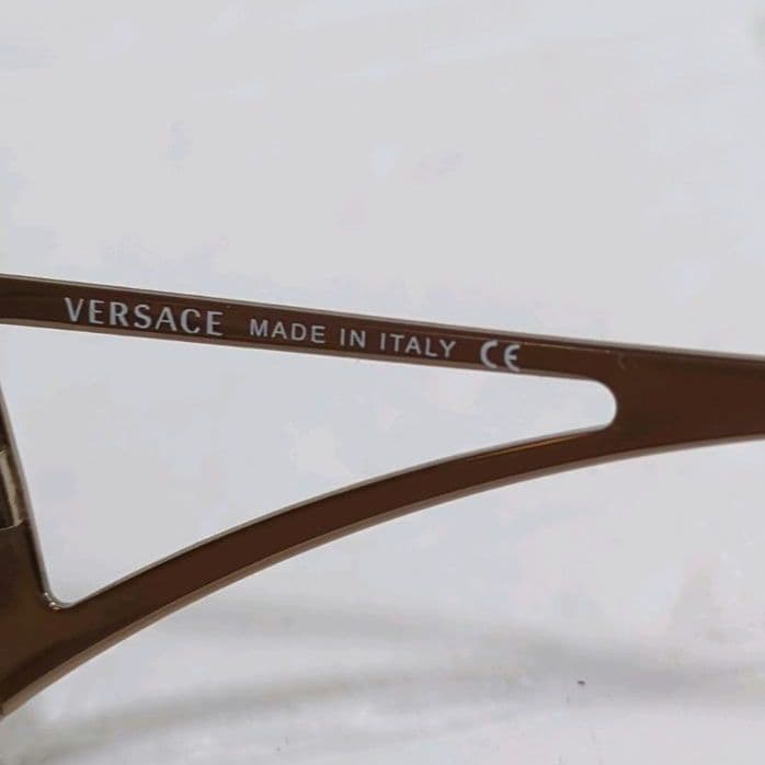 希少カラー✨️　VERSACE　サングラス　ピンクゴールド　メドゥーサロゴ
