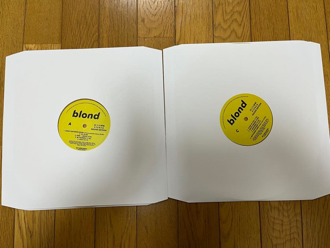フランクオーシャン レコード Blond DELUXE EDITION LP