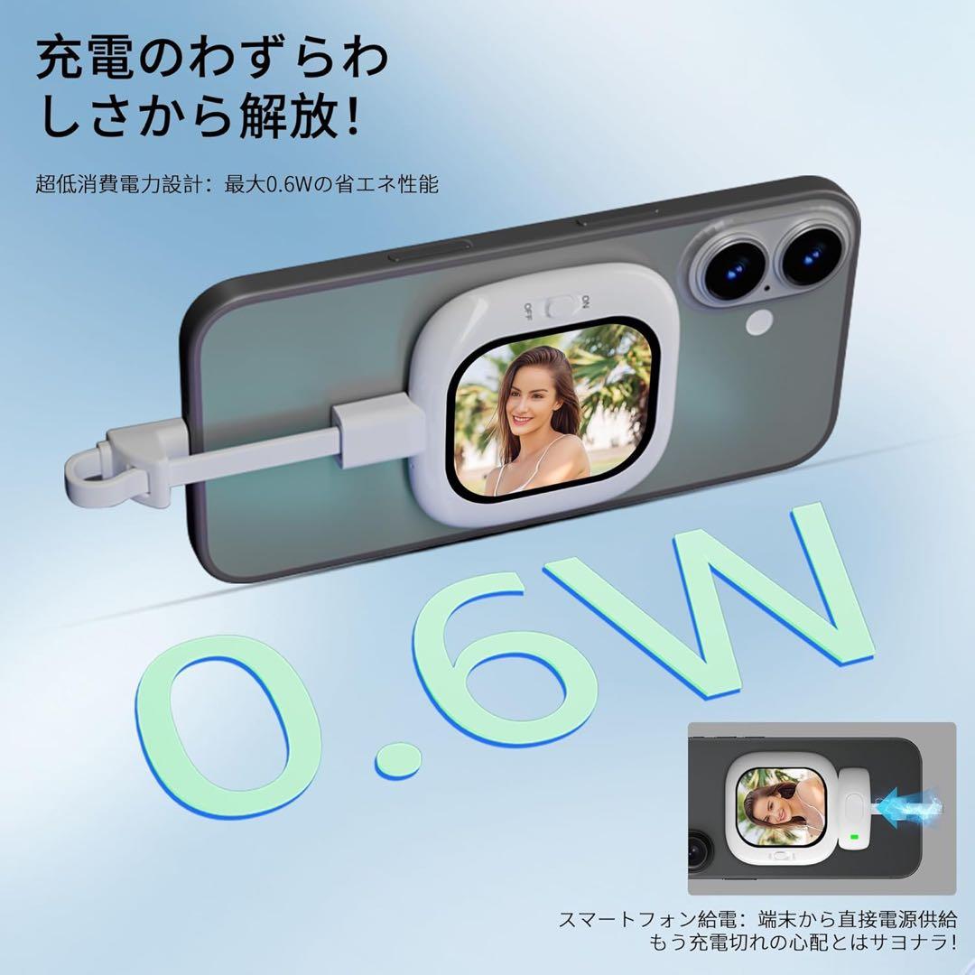 Vlogmate Mini Phone用 自撮りモニター 自撮りスクリーン 背面