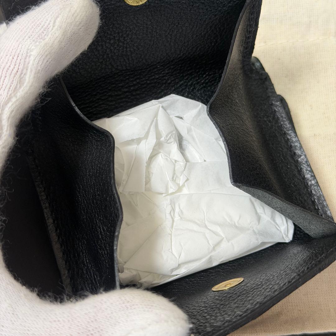 【新品未使用】イルビゾンテ 三つ折り財布 コンパクト財布 ブラック