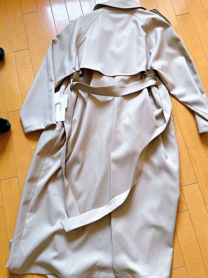 【3/29まで】MilaOwen 共ベルト付憲章デザイントレンチコート