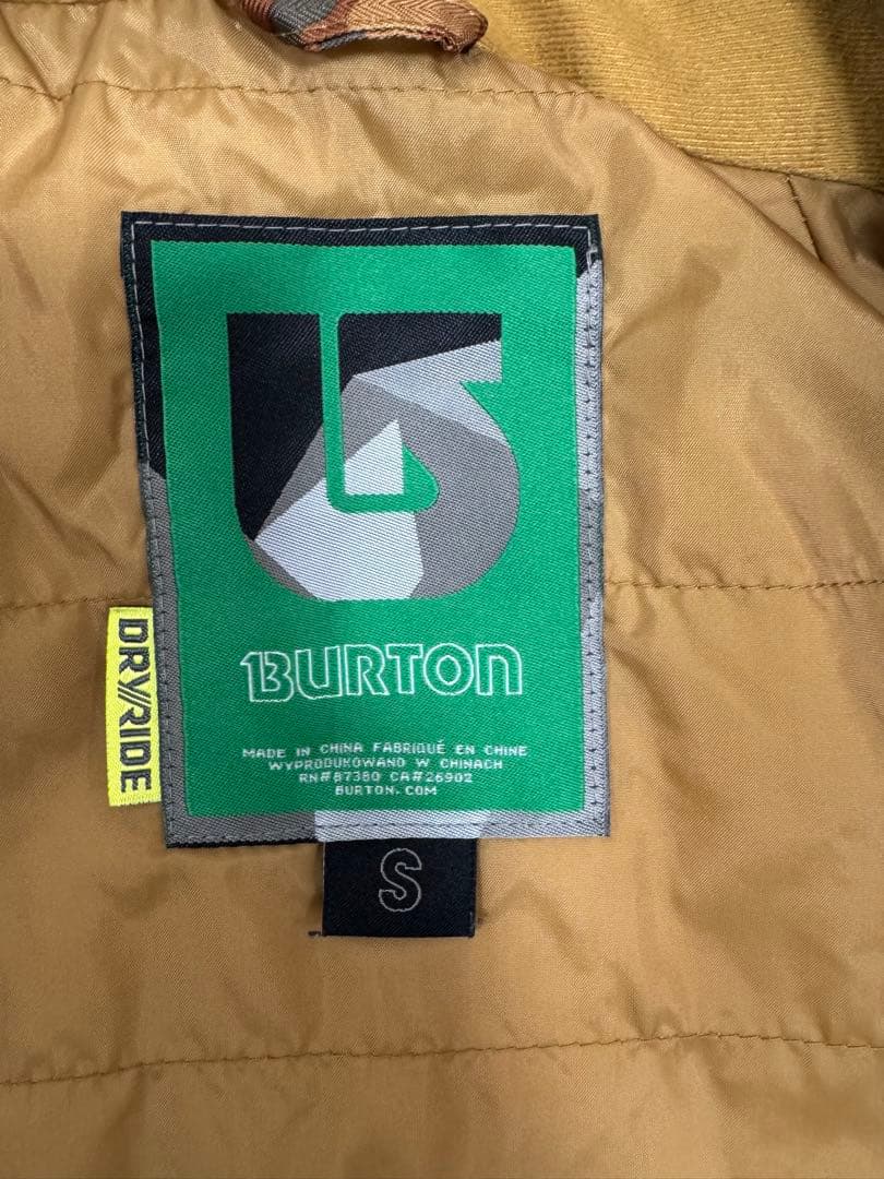 BURTON 迷彩柄 スノーボードウェア S