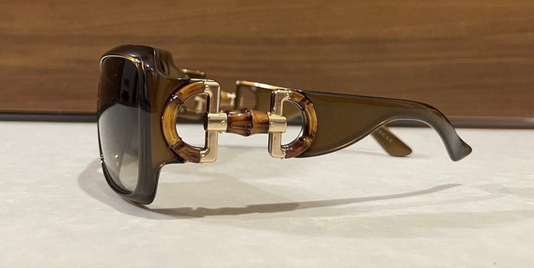 GUCCI サングラス バンブー ホースビット GG2969/S ブラウン