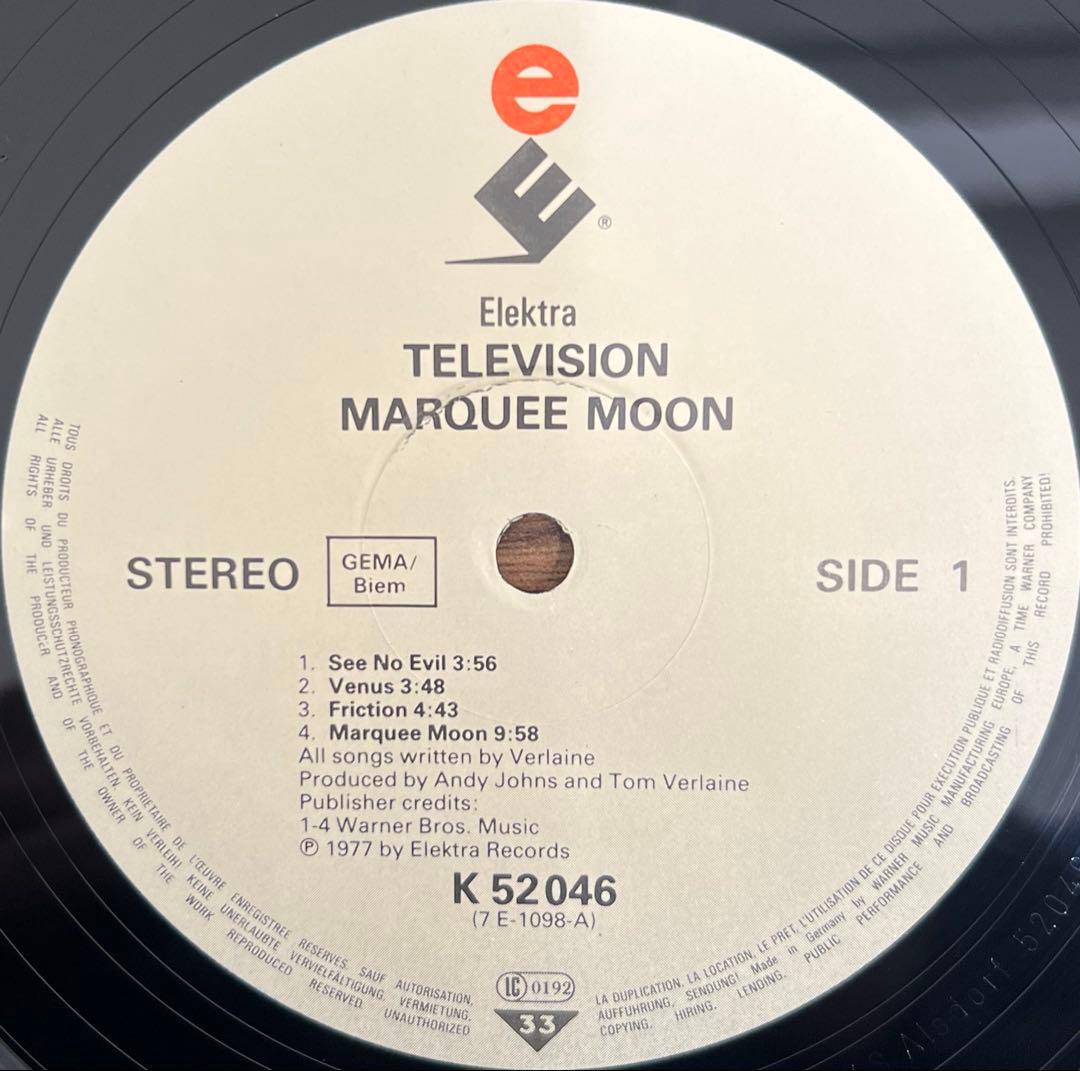 【LP/美盤】Television / Marquee Moon