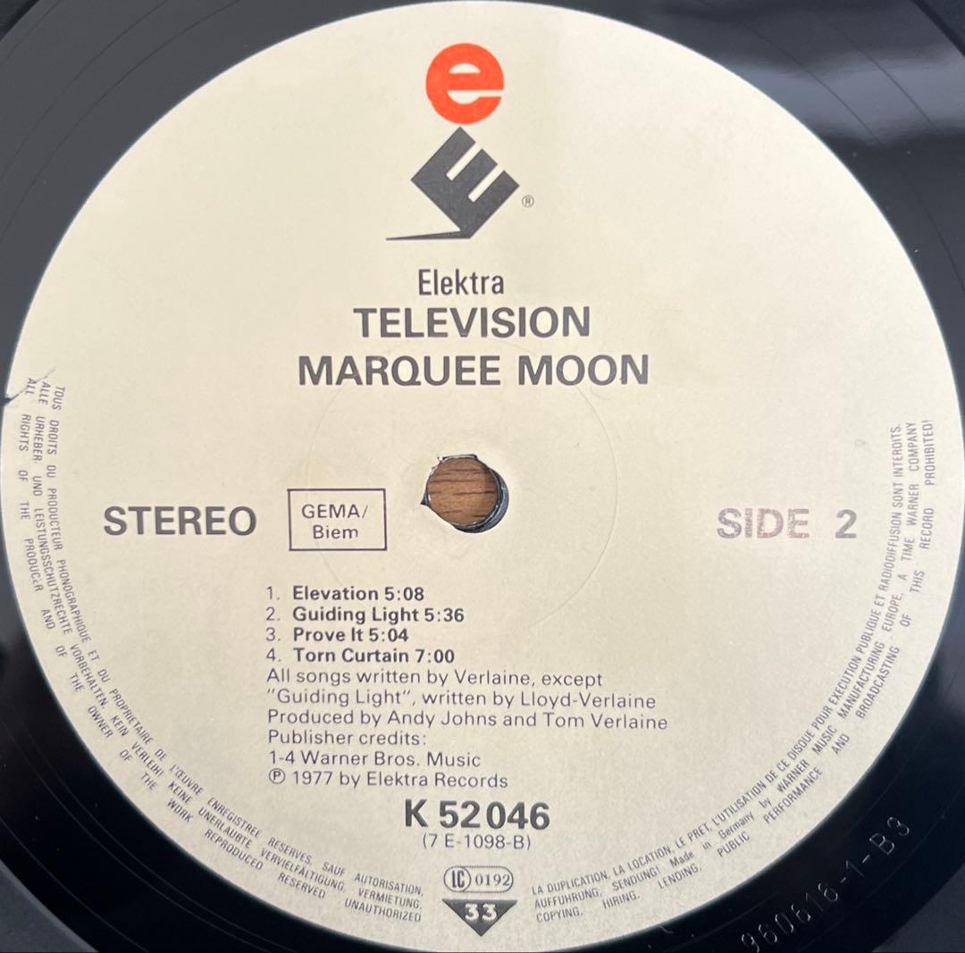 【LP/美盤】Television / Marquee Moon