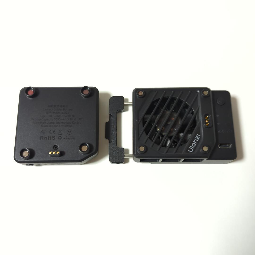 Ulanzi C045 CU01 カメラ用冷却ファン/発熱対策 冷却システム