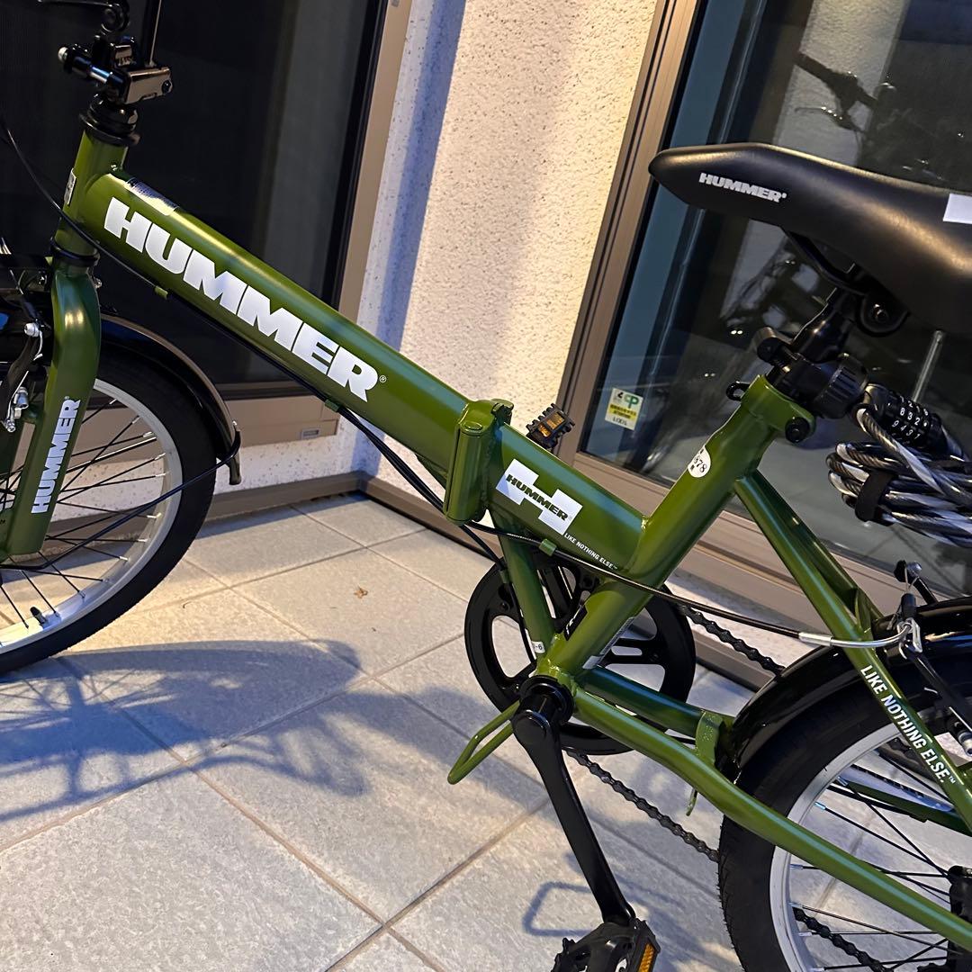 専用 HUMMER 折りたたみ自転車 福岡県【手渡し】