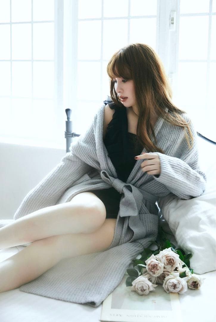 新品 ハーリップトゥ Cozy Knit Lounge Robe ローブ ガウン