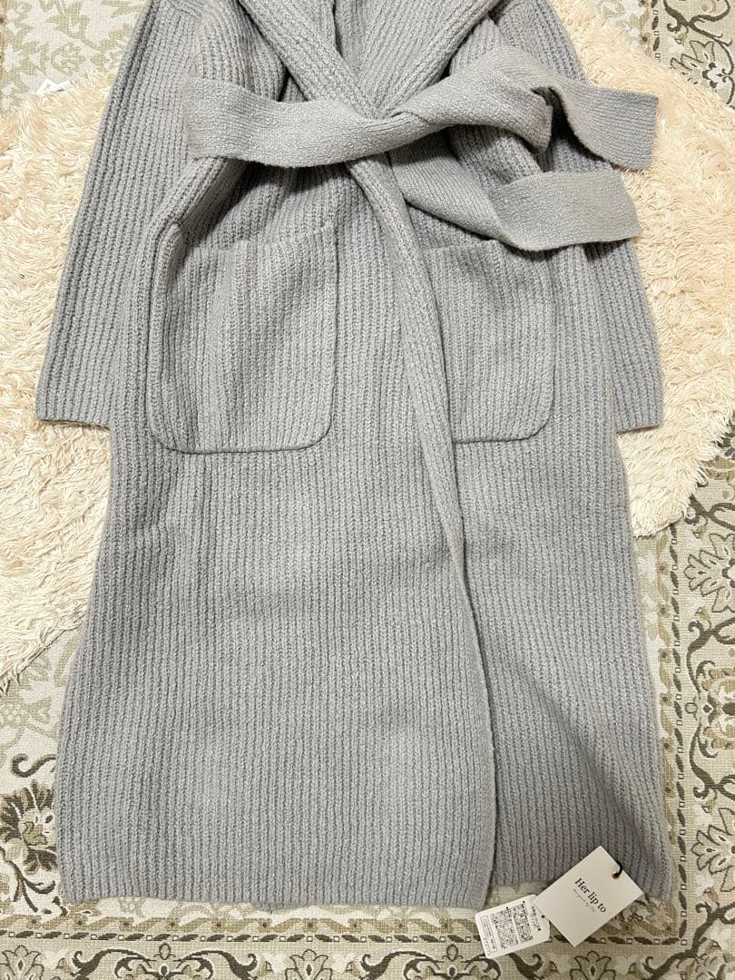 新品 ハーリップトゥ Cozy Knit Lounge Robe ローブ ガウン