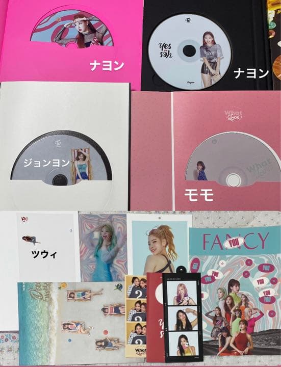 サナ　ミナ　モモ　ナヨンtwice アルバム　トレカ　写真集　缶バッジ　アクスタ