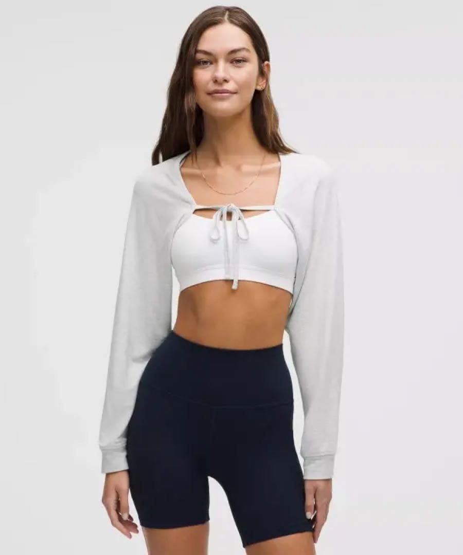 lululemon ルルレモン BeCalm シュラグ　羽織り　カーディガン　S