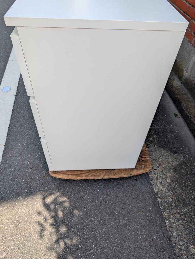 Min　美品IKEA MALM(マルム) チェスト 3段　幅80