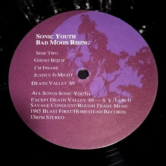 Sonic Youth – Bad Moon Rising LPレコード 再発盤