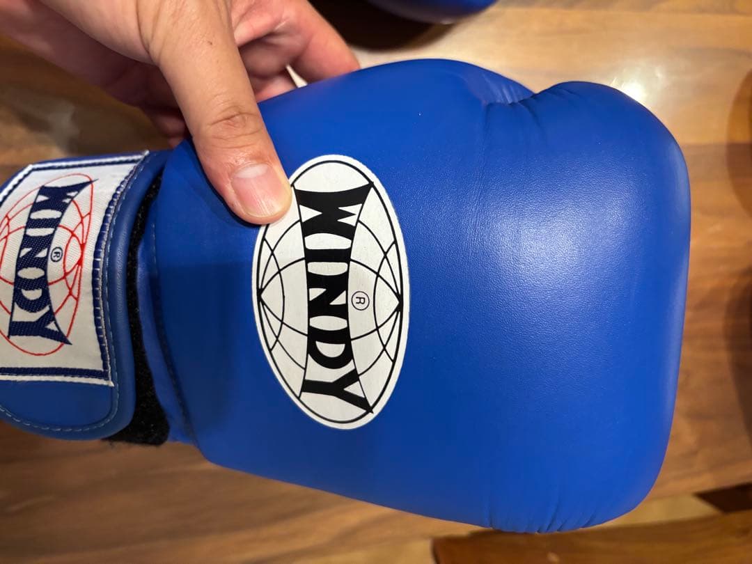 はちろWINDY ボクシンググローブ 8 oz 青