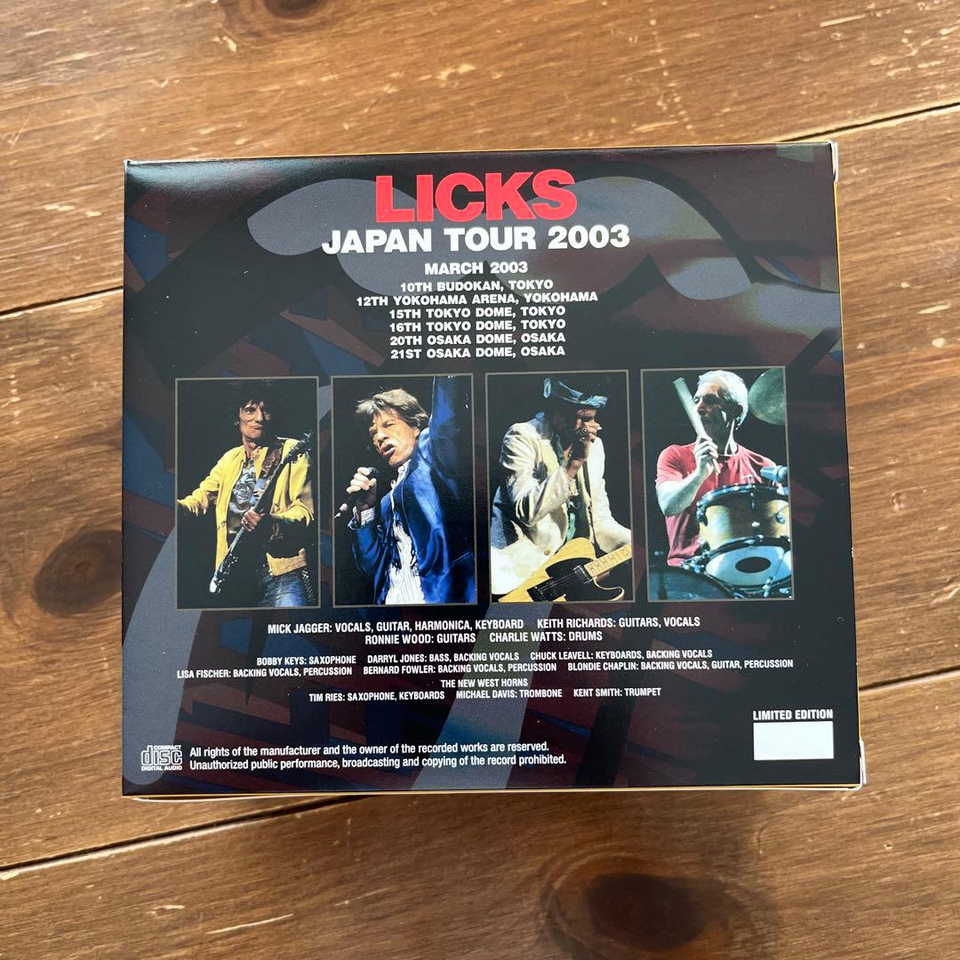 洋楽 ROLLING STONES LICKS JAPAN TOUR 200