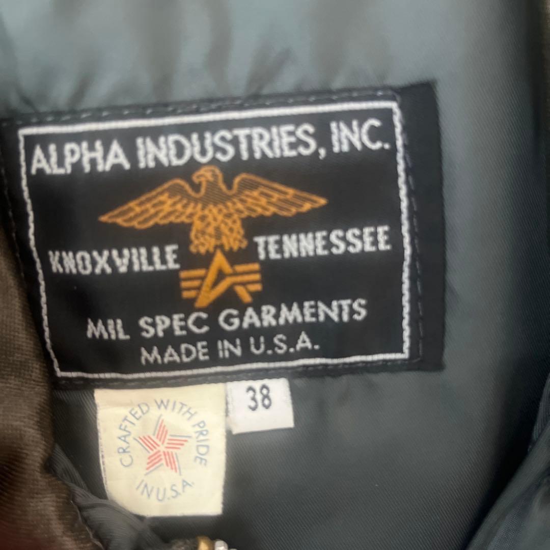 USA製 ALPHA INDUSTRIES ミルスペックジャケット 38 90s
