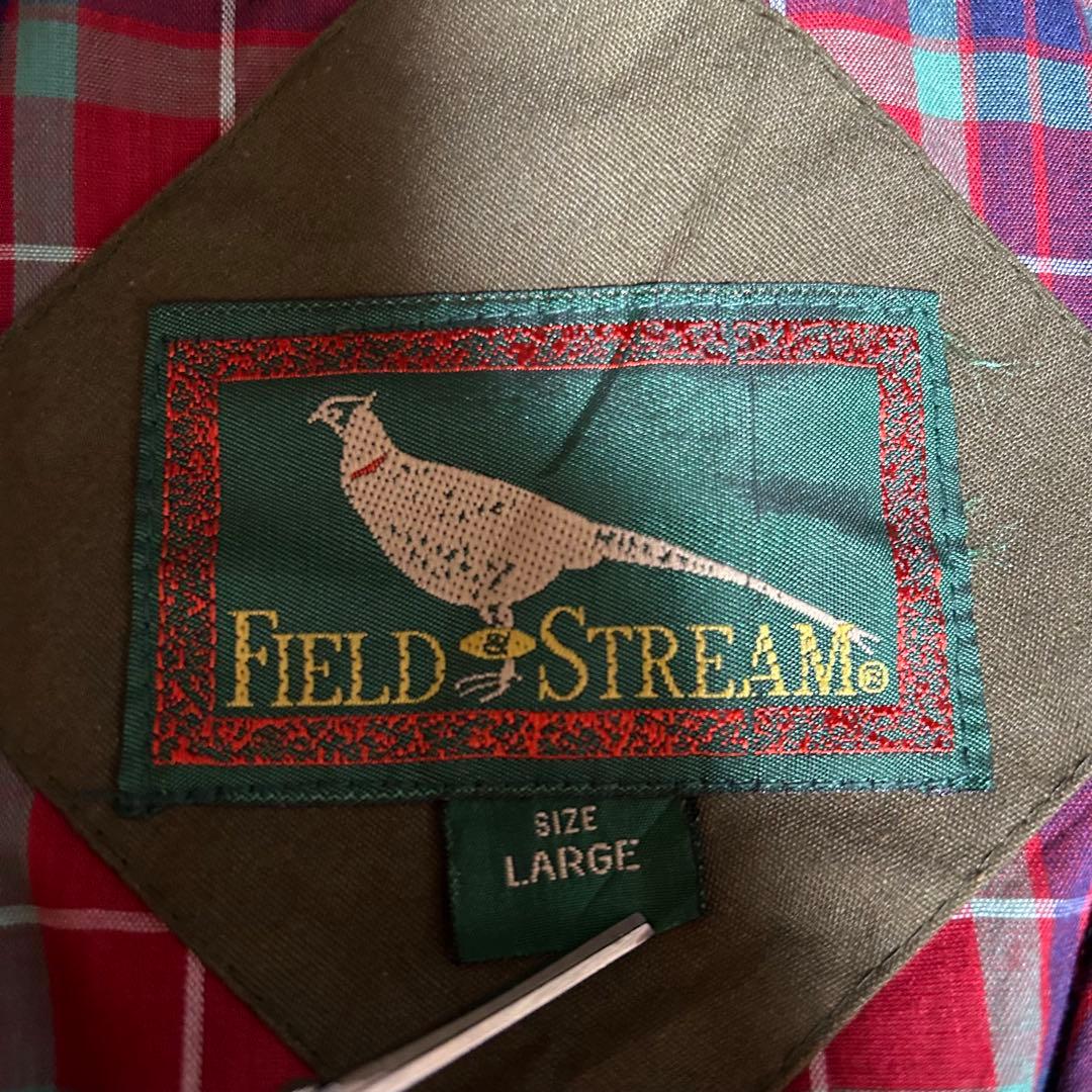 90s FIELD STREAM 茶 ブラウン G9 タイプ ジップ ジャケット