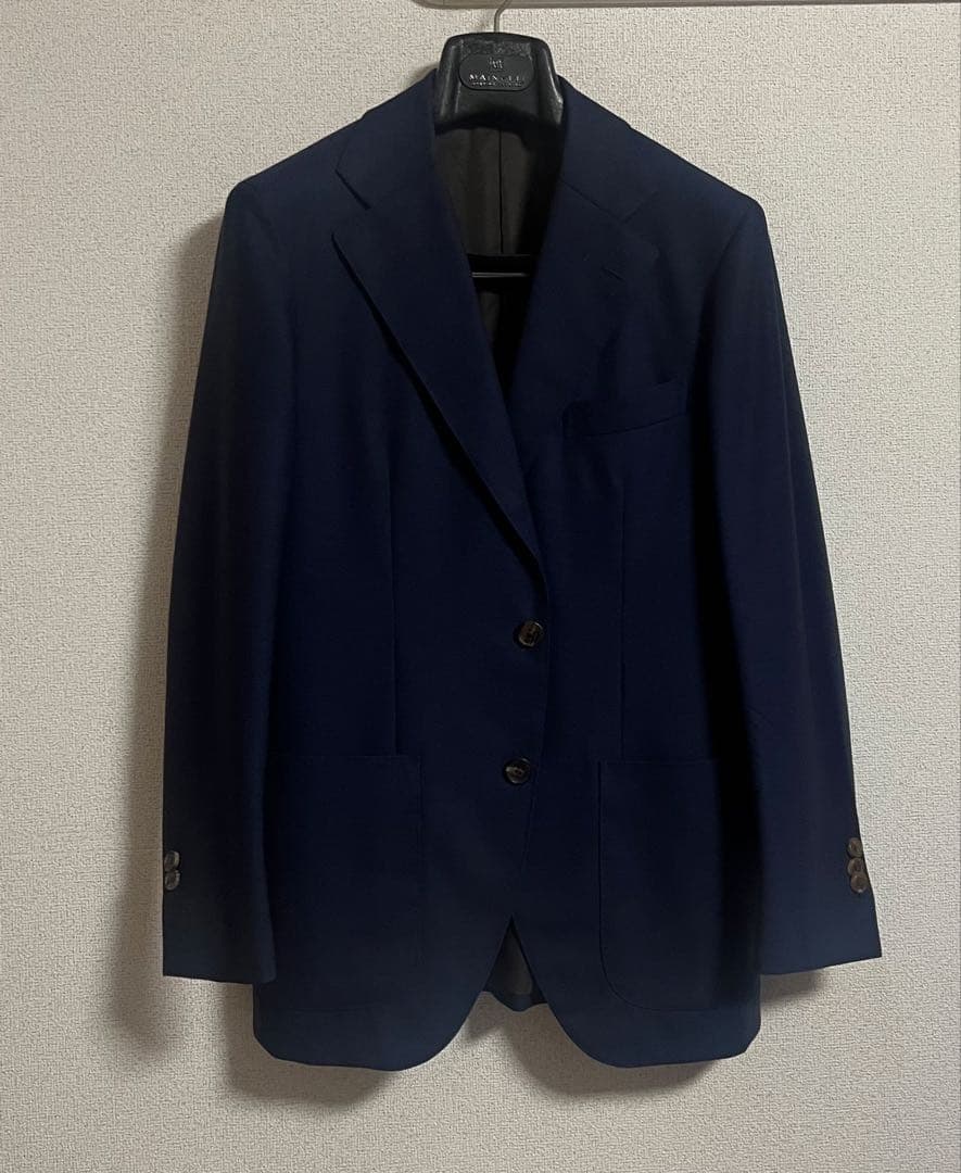 【希少生地】アルデックス　3BJK ドラッパーズ　ネイビーフレスコ　44相当